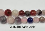 CRO728 15.5 inches 6mm – 14mm faceted round mixed gemstone beads