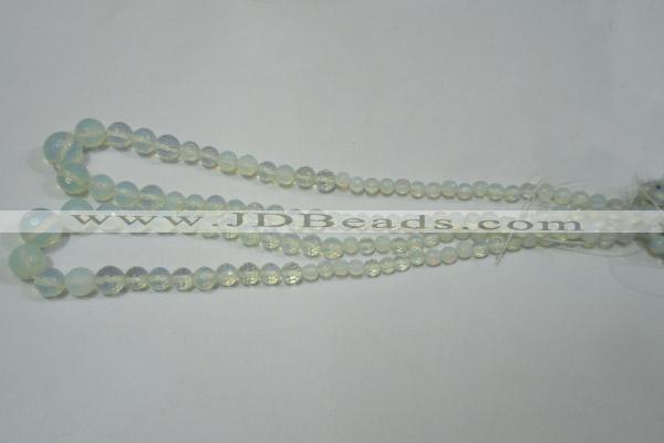 CRO744 15.5 inches 6mm – 14mm faceted round opal beads