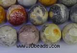 CRO864 15.5 inches 12mm round sky eye stone beads wholesale