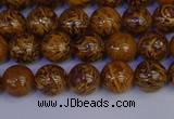 CRO881 15.5 inches 6mm round elephant blood stone beads