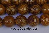 CRO883 15.5 inches 10mm round elephant blood stone beads