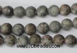 CRO95 15.5 inches 8mm round Chinese leopard skin jasper beads wholesale