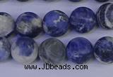 CRO953 15.5 inches 10mm round matte sodalite beads wholesale