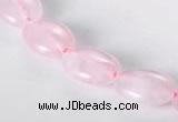 CRQ01 A grade 10*14mm oval natural rose quartz beads wholesale