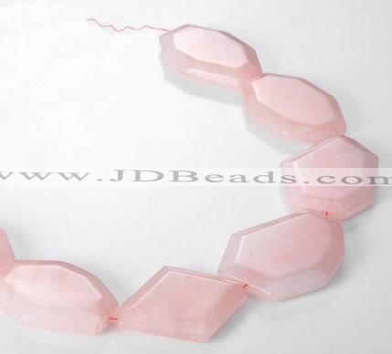 CRQ11 Freeform A grade natural rose quartz beads Wholesale