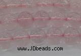 CRQ122 15.5 inches 8mm round natural rose quartz beads wholesale