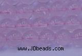 CRQ202 15.5 inches 8mm round Mozambique rose quartz beads