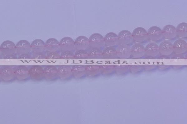 CRQ205 15.5 inches 14mm round Mozambique rose quartz beads