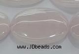 CRQ237 15.5 inches 22*30mm oval rose quartz beads wholesale