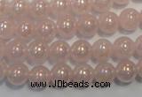 CRQ502 15.5 inches 8mm round AB-color rose quartz beads