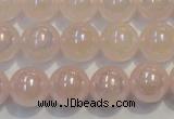 CRQ504 15.5 inches 12mm round AB-color rose quartz beads