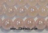 CRQ505 15.5 inches 14mm round AB-color rose quartz beads