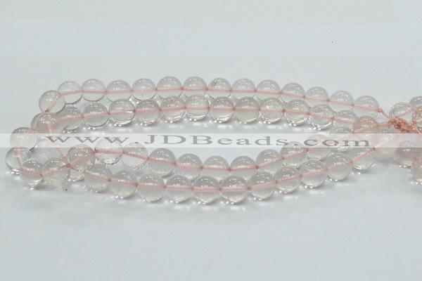 CRQ54 15.5 inches 14mm round natural rose quartz beads wholesale