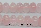 CRQ55 15.5 inches 10*16mm rondelle natural rose quartz beads