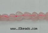 CRQ630 15.5 inches 8*8mm heart rose quartz beads wholesale