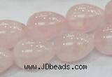 CRQ66 15.5 inches 15*20mm teardrop natural rose quartz beads wholesale