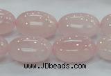 CRQ67 15.5 inches 15*20mm egg-shaped natural rose quartz beads