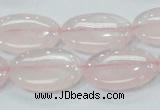 CRQ78 15.5 inches 13*25mm oval natural rose quartz beads wholesale