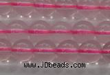 CRQ855 15.5 inches 6mm round natural rose quartz gemstone beads