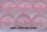 CRQ902 15 inches 10mm round rose quartz beads