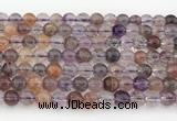 CRU1010 15.5 inches 6mm round mixed rutilated quartz beads