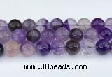 CRU1016 15.5 inches 14mm round mixed rutilated quartz beads