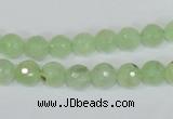 CRU200 15.5 inches 6mm faceted round green rutilated quartz beads