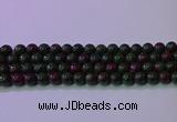 CRZ1110 15.5 inches 4mm round imitation ruby zoisite beads wholesale