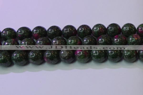 CRZ1114 15.5 inches 12mm round imitation ruby zoisite beads wholesale