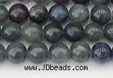 CRZ1160 15.5 inches 5mm round ruby sapphire gemstone beads