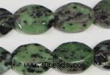 CRZ497 15.5 inches 15*20mm octagonal ruby zoisite gemstone beads