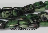 CRZ50 15.5 inches 8*12mm rectangle ruby zoisite gemstone beads