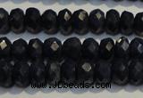 CRZ980 15.5 inches 4*6mm faceted rondelle A+ grade sapphire beads