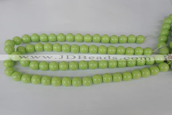 CSB101 15.5 inches 12mm round shell pearl beads wholesale