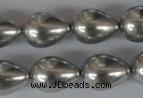 CSB115 15.5 inches 15*19mm teardrop shell pearl beads wholesale