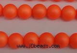 CSB1310 15.5 inches 4mm matte round shell pearl beads wholesale