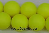 CSB1319 15.5 inches 12mm matte round shell pearl beads wholesale