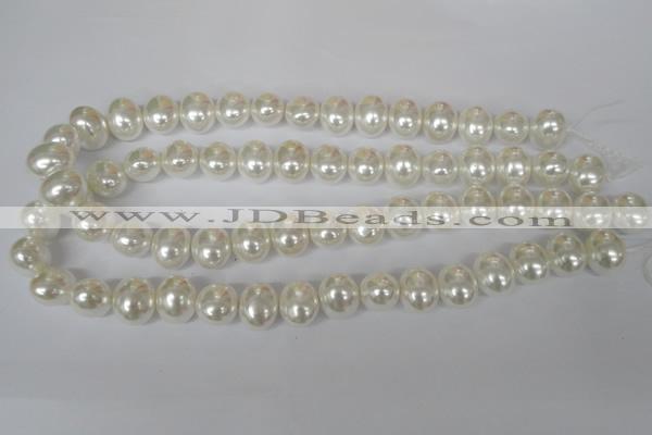 CSB135 15.5 inches 12*15mm – 13*16mm oval shell pearl beads