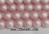 CSB1372 15.5 inches 8mm matte round shell pearl beads wholesale