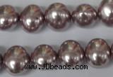 CSB140 15.5 inches 12*15mm – 13*16mm oval shell pearl beads