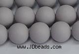 CSB1683 15.5 inches 10mm round matte shell pearl beads wholesale