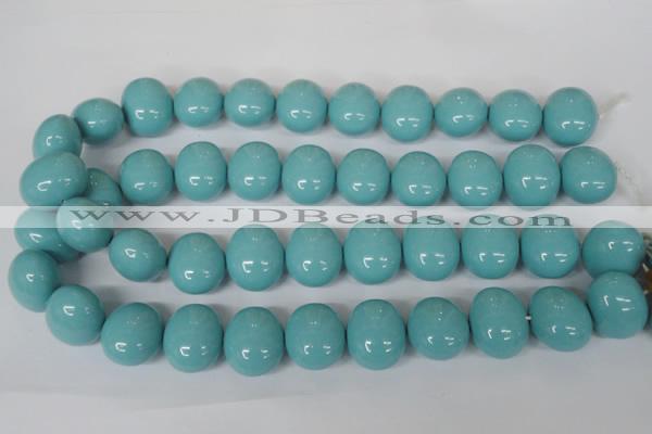 CSB169 15.5 inches 17*19mm – 18*20mm oval shell pearl beads