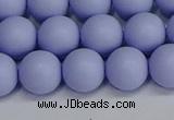 CSB1703 15.5 inches 10mm round matte shell pearl beads wholesale