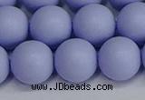 CSB1705 15.5 inches 14mm round matte shell pearl beads wholesale