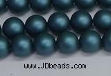 CSB1731 15.5 inches 6mm round matte shell pearl beads wholesale