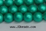 CSB1752 15.5 inches 8mm round matte shell pearl beads wholesale