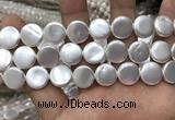 CSB2139 15.5 inches 16mm coin shell pearl beads wholesale