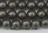 CSB2320 15.5 inches 4mm round wrinkled shell pearl beads wholesale