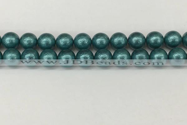 CSB2336 15.5 inches 16mm round wrinkled shell pearl beads wholesale