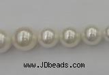 CSB400 15.5 inches 8mm - 16mm round shell pearl beads